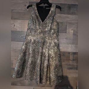 Guess Metallic Gold Mini Dress